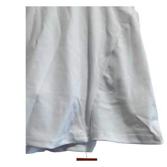 Werena White Pleated Tennis Skirt - Size Large - NWT - Picture 4 of 5